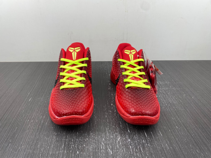nike kobe 6 protro “reverse grinch” fv4921-600