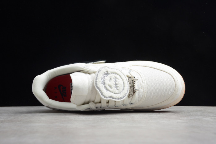 travis scott nike air force 1 low sail aq4211-101
